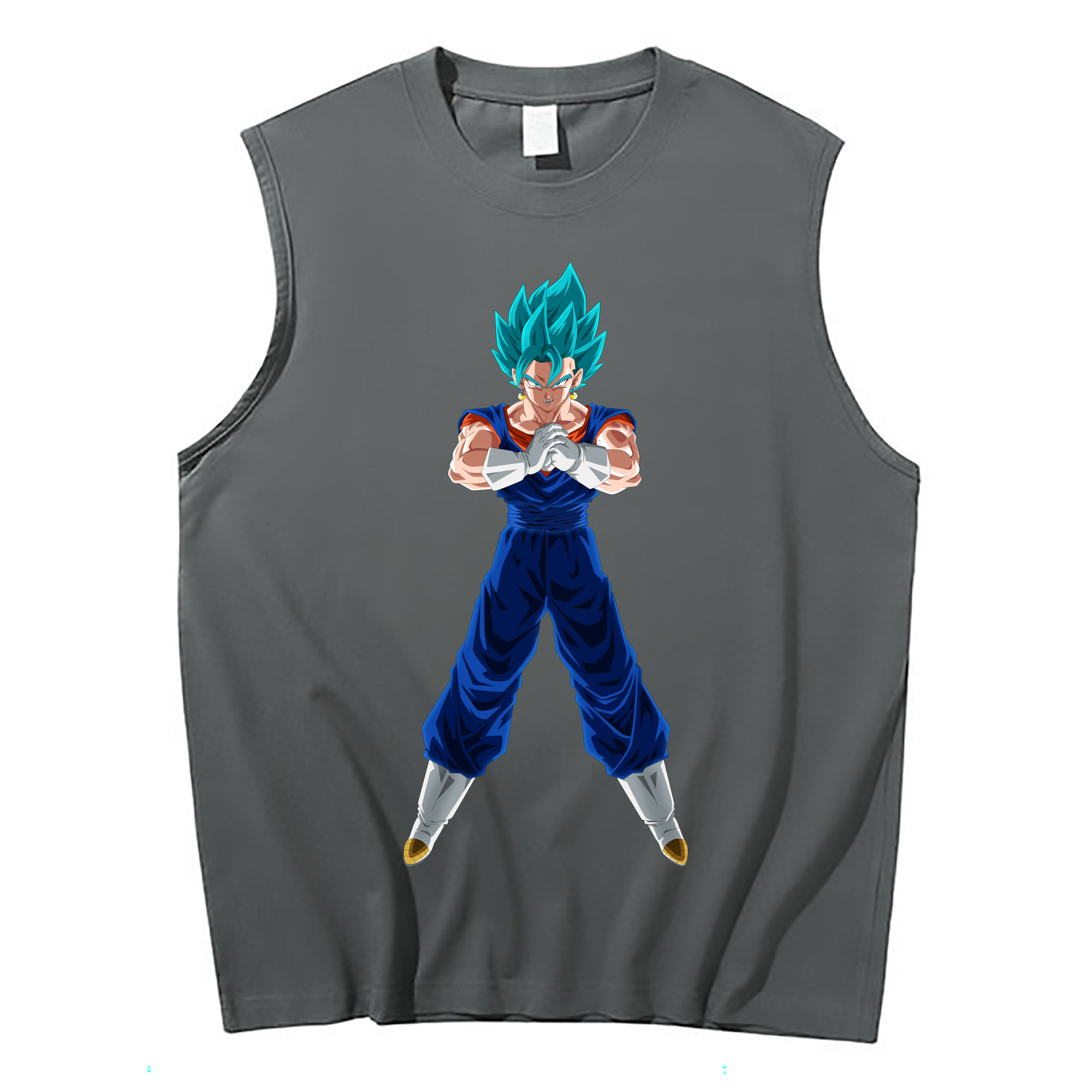 （画像用） ドラゴンボール ベジット DRAGON BALL Vegetto コットン100％タンクトップ（フロントプリント）